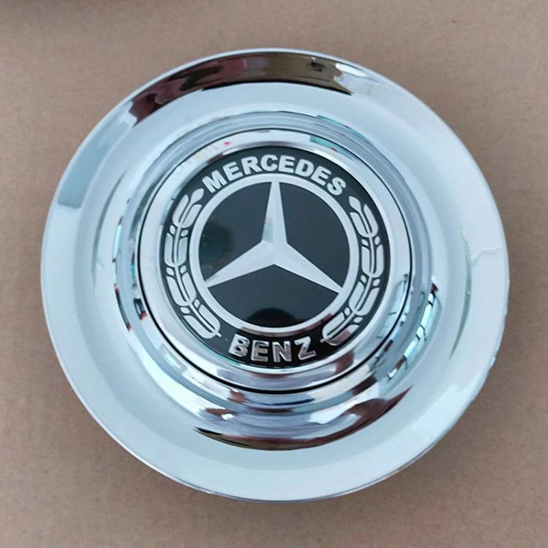 Car Craft Compatible With Mercedes A B C E S Class Ml Gl Gle Gls Cla Gla Glc Slk Maybach Amg Suspended Alloy Mag Wheel Rim Cap Rotating Hub Cover Assembly 18CM
