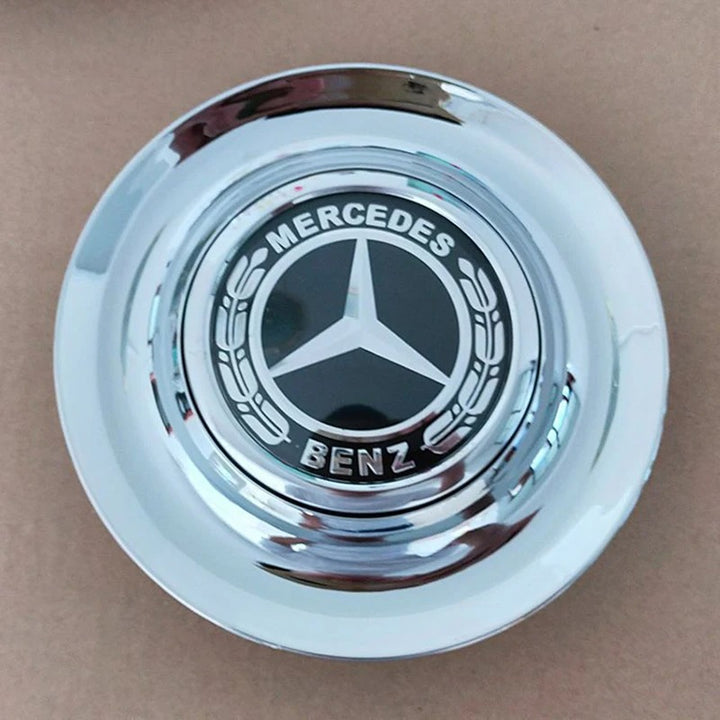 Car Craft Compatible With Mercedes A B C E S Class Ml Gl Gle Gls Cla Gla Glc Slk Maybach Amg Suspended Alloy Mag Wheel Rim Cap Rotating Hub Cover Assembly 18CM