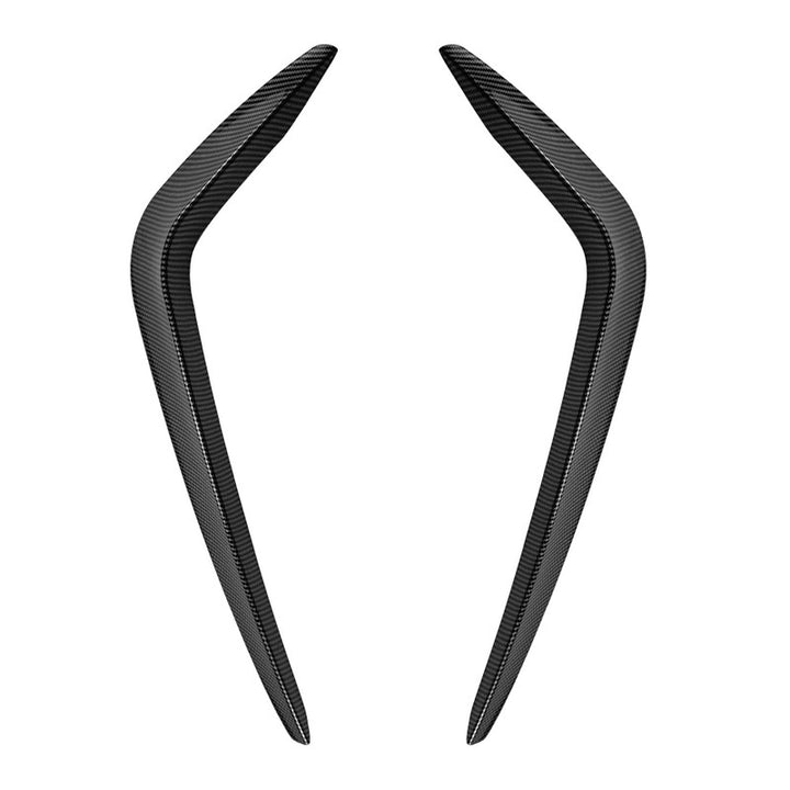 Car Craft Compatible With Skoda Superb Mk3 Pre-facelift 2015-2019 Front Bumper Side Splitter Skirt Trim Flag Lip Zst-1580 Cf Carbon Fiber Look