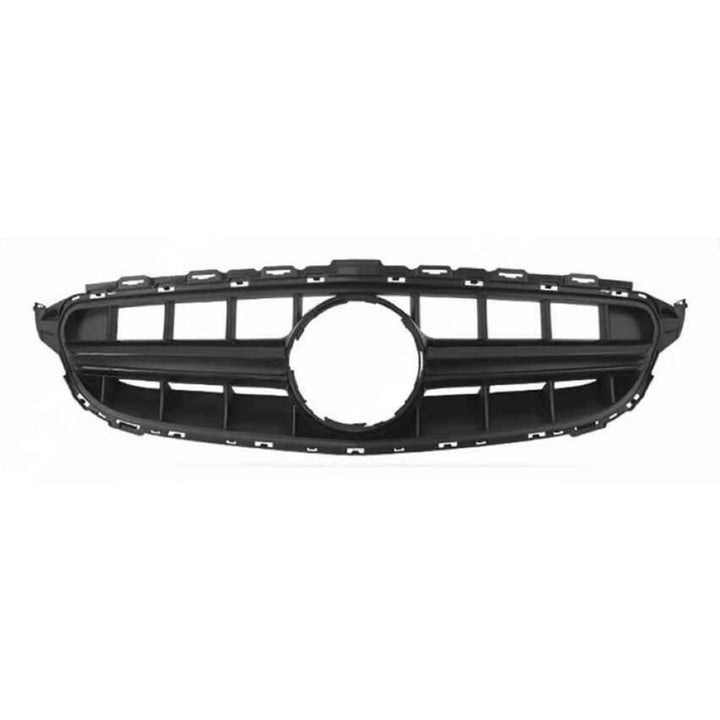 Car Craft Compatible With Mercedes Benz C Class W205 C205 Coupe 2015-2018 Upgrade Front Bumper Amg C63 Show Grill With Camera Hole Amgs Glossy Black Gc W205/c205-006