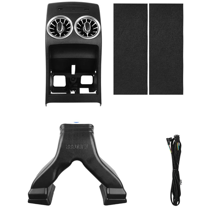 Car Craft Compatible With Mercedes Benz A Class W176 B Class W246 Cla W117 Gla W156 Class 2013-2018 Ambient Ambiance Led Light Vents Speaker Decorative Interior Kit Atmosphere Lamp Air Ac Vent Turbine Rear