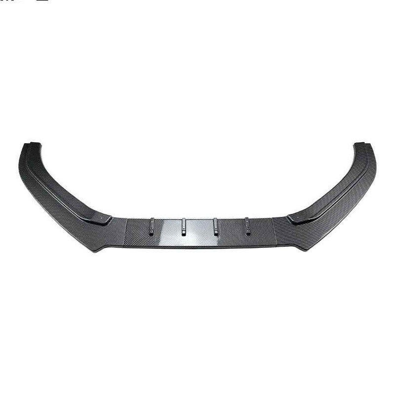 Car Craft Compatible With Vw Volkswagen Polo Jetta 2015-2024 Front Bumper Lip Splitter Skirts Zst-1110 Cf Carbon Fiber Look - CAR CRAFT INDIA