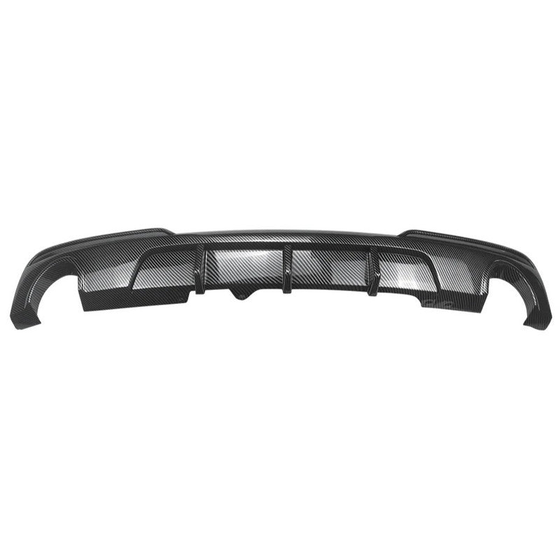 Car Craft Compatible With Bmw 5 Series F10 2010-2017 M Sport M5 Rear Bumper Lip Splitter Diffuser Skirts 0-0 Carbon Fiber Look Zst-1424 0-0 Cf Carbon Fiber Look - CAR CRAFT INDIA