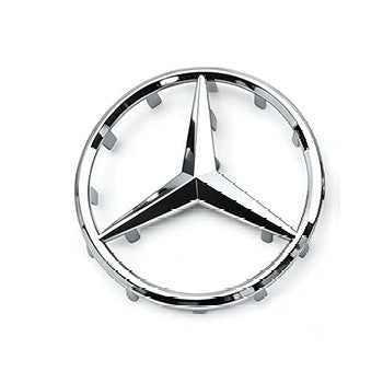 Car Craft Compatible With Mercedes A B C E S Class Ml Gl Gle Gls Cla Gla Glc Slk Grill Letter Logo Badge Emblem Sticker Steering Wheel 52mm Big Pins