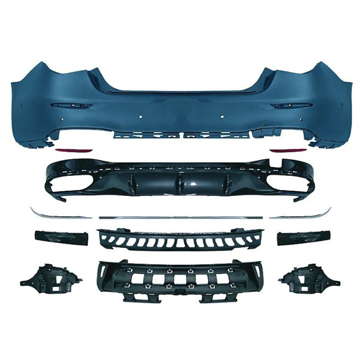 Car Craft Compatible With Mercedes Benz S Class W223 2021-2025 Rear Bumper Upgrade Convert To S450 Amg Bumper Bodykit Gc W223-008 CC-9718 - CAR CRAFT INDIA