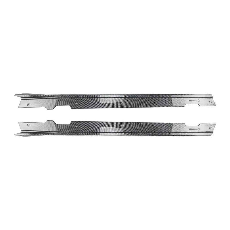 Car Craft Compatible With Mini Cooper Jcw F66 F67 2024+ Jcw F66 F67 Car Side Skirts Splitter Running Board Trim Zst-1389 Cf Carbon Fiber Look - CAR CRAFT INDIA