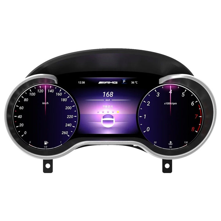 Car Craft Compatible With Mercedes Benz Ml Gl Gle Gls W164 W166 X166 2012-2018 Lcd Digital Dashboard Cluster Meeter Wireless Carplay Android Auto Instrument Speedometer Panel Player