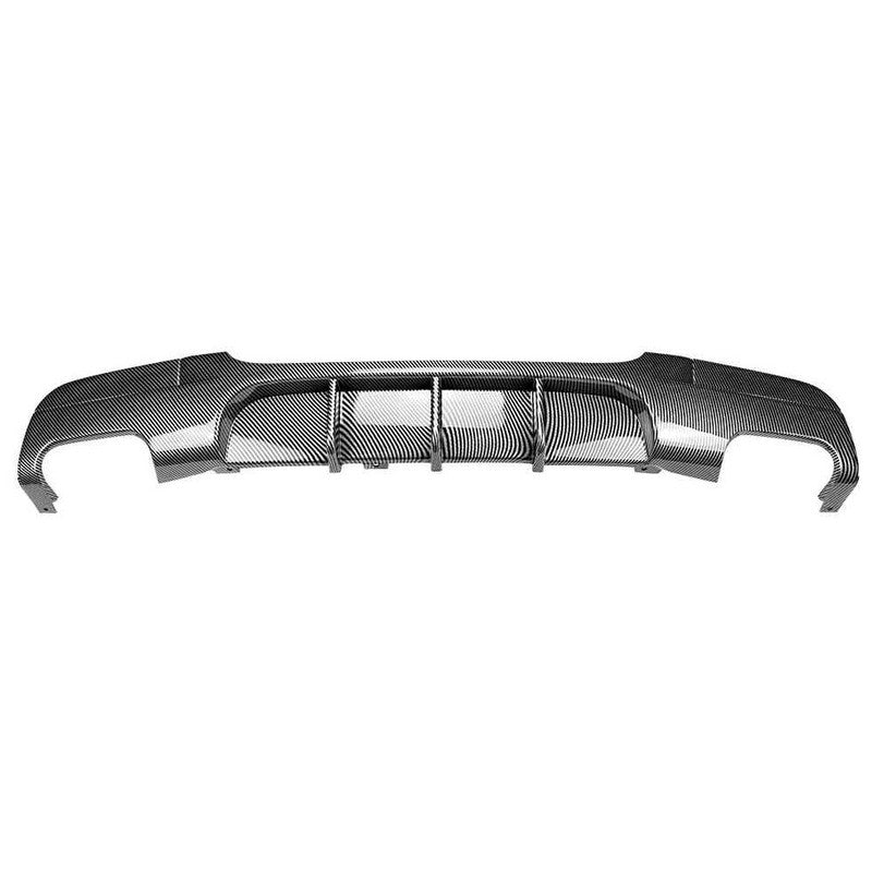 Car Craft Compatible With Bmw 3 Series E90 2008-2012 M Sport M3 M4 Rear Bumper Lip Splitter Diffuser Skirts 00-00 Carbon Fiber Look Zst-1286 00-00 Cf Carbon Fiber Look - CAR CRAFT INDIA