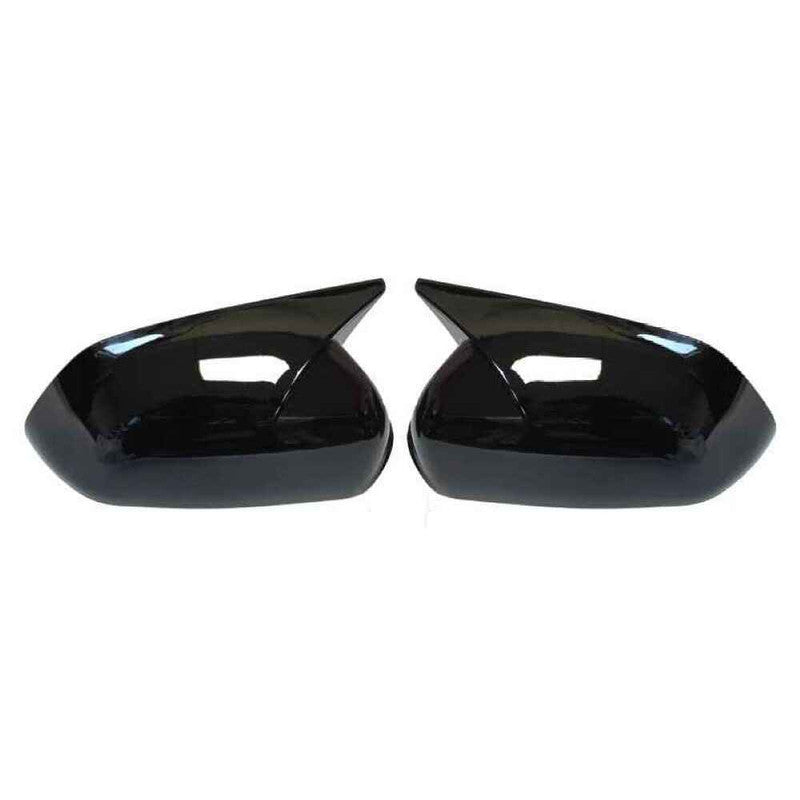 Car Craft Compatible With Skoda Octavia Laura 2005-2013 Side Rear View Case Wing Cap Shell Housing Mirror Covers 3m Tape Pasting Style Gloosy Black