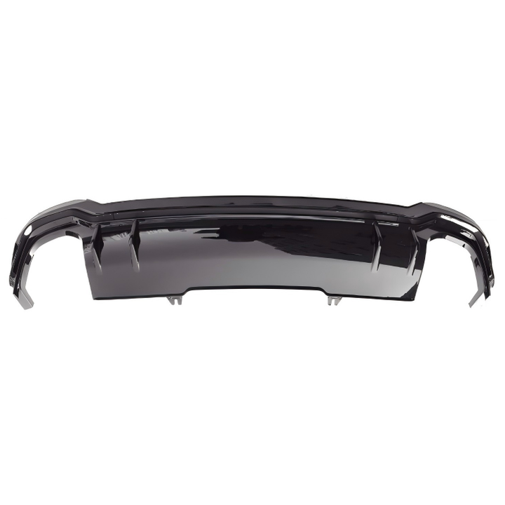 Car Craft Compatible With Audi A4 B9 2017-2020 Upgraded Facelift Convert To Rs4 S4 Sport Bodykit Rear After Bumper Lip Diffuser Skirt Trim Splitter Black A4-026 Gc Df Bl