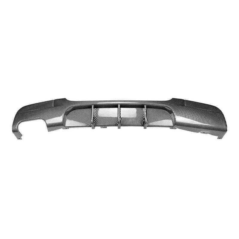 Car Craft Compatible With Bmw 3 Series E90 2008-2012 M Sport M3 M4 Rear Bumper Lip Splitter Diffuser Skirts 00- Carbon Fiber Look Zst-1286 00- Cf Carbon Fiber Look - CAR CRAFT INDIA