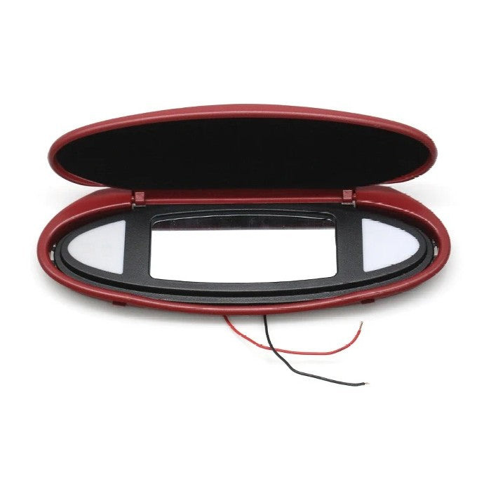 Car Craft Compatible With Porsche Boxster 986 987 Cayman 986 987 1996-2012 Carrera 996 997 Targa 996 997 1997-2011 Gt2 Gt3 996 997 1997-2012 Car Sun Shade Visor Vanity Mirror 99773103115m31 Red Assembly Model B