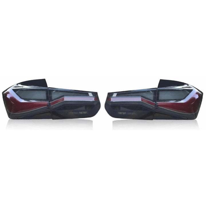 Car Craft Compatible With Bmw 3 Series F30 2012-2018 Car Rear Upgraded Tail Light Lamp Xenon Taillight Retrofit Upgrade Modified Led Drl Hid Light Laster 2 Style Smoke - CAR CRAFT INDIA