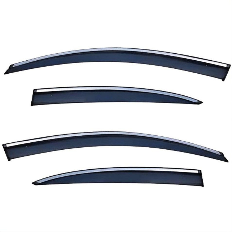 Car Craft Compatible With Ford Fiesta Hatchback 2018 Rain Shine Side Window Wind Deflectors Rain Sun Guard Door Visor Doorvisor Deflector Visor Shades Ventvisor Strip Usa CC-7679 - CAR CRAFT INDIA