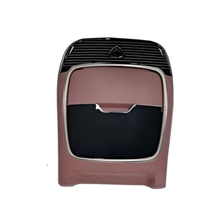 Car Craft Compatible With Mercedes Benz Gle Gls W167 X167 2019-2026 Front Rear Seatr Folding Table, Seat Back Table, Wireless Charging Cup Holder Ambient Light Pocket Tray Maybach Style Red Brown