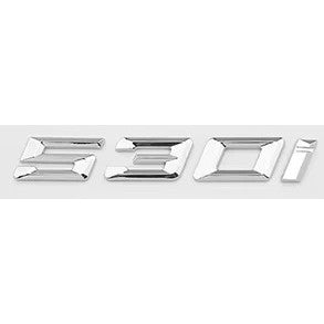 Car Craft Compatible With Bmw 5 Series E34 E39 E60 F10 F07 G30 G38 G60 G68 530i Chrome Badge Emblem Logo Letter - CAR CRAFT INDIA