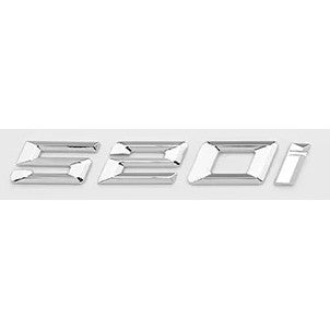 Car Craft Compatible With Bmw 5 Series E34 E39 E60 F10 F07 G30 G38 G60 G68 520i Chrome Badge Emblem Logo Letter - CAR CRAFT INDIA