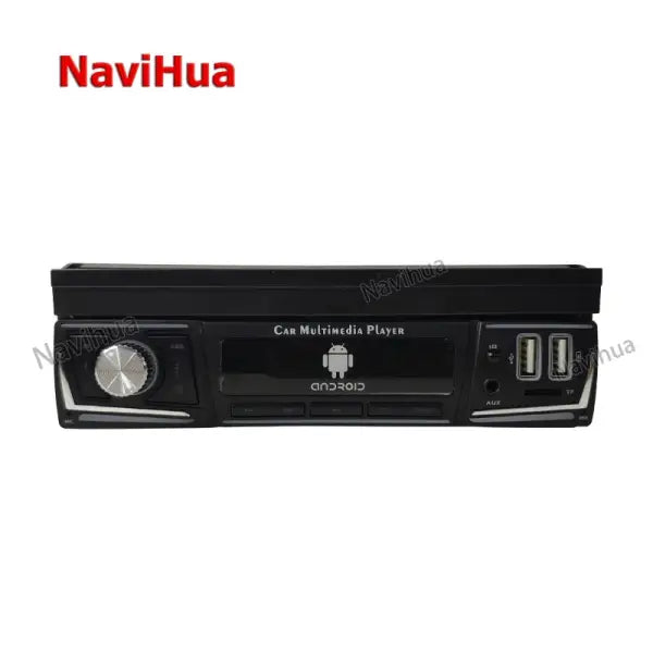 1Din Car Radio Retractable 7'' Touch Screen GPS Wifi Autoradio Car Mp5 Player + 12 Led Rear Camera Car DVD Player