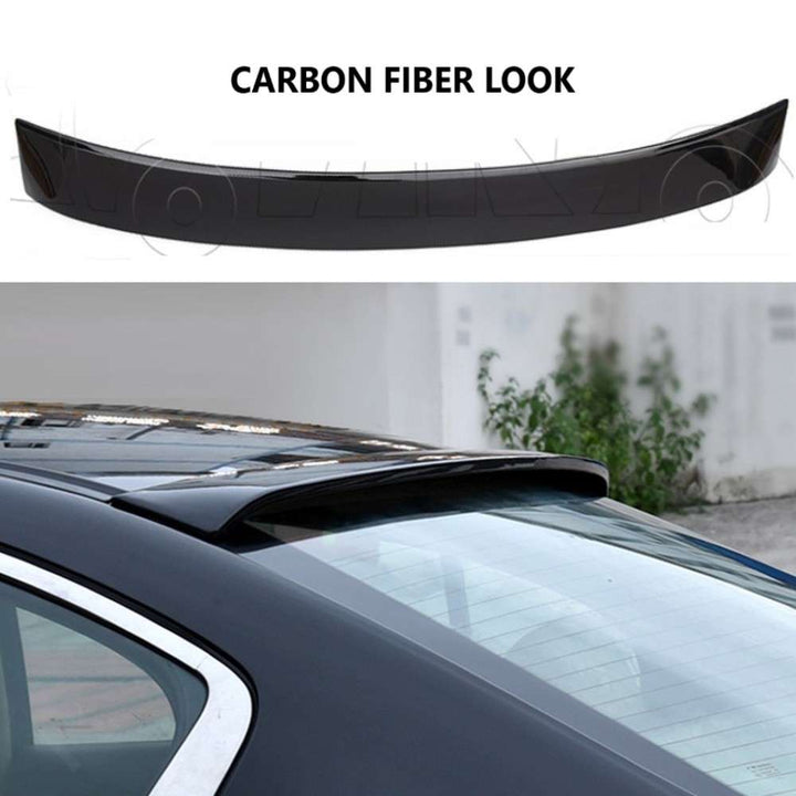 Car Craft Compatible With Honda Accord 2008-2013 Rear Trunk Wing Boot Roof Spoiler Lip Splitter Skirt Ar-honda-040 Cf Carbon Fiber Look