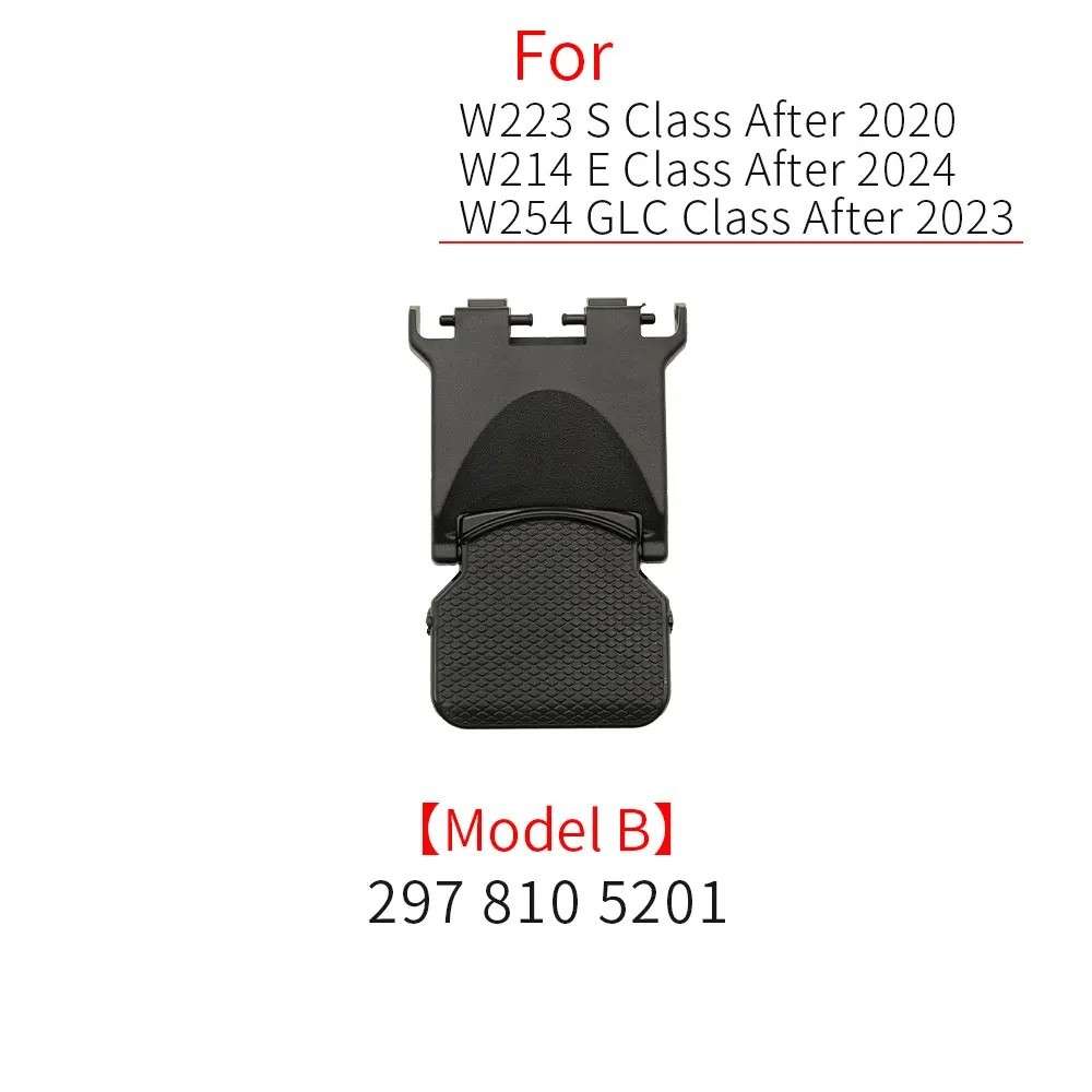 Car Craft Compatible With Mercedes Benz S Class W223 2020-2025 E Class W214 2024+ Glc W254 X254 2024+ Rear Center Console Water Cup Drink Holder Buckle Clip 2238130300-2 Model B CC-8470 - CAR CRAFT INDIA