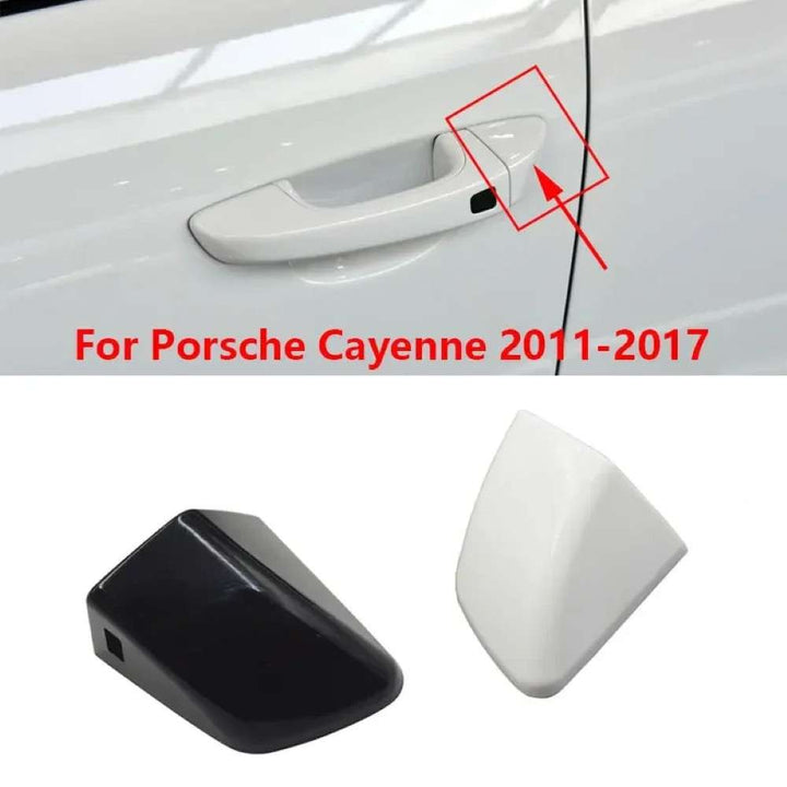 Car Craft Compatible With Porsche Cayenne 2011-2018 Exterior Door Handle Lock Cover Full Cap Left 95853106700 - CAR CRAFT INDIA