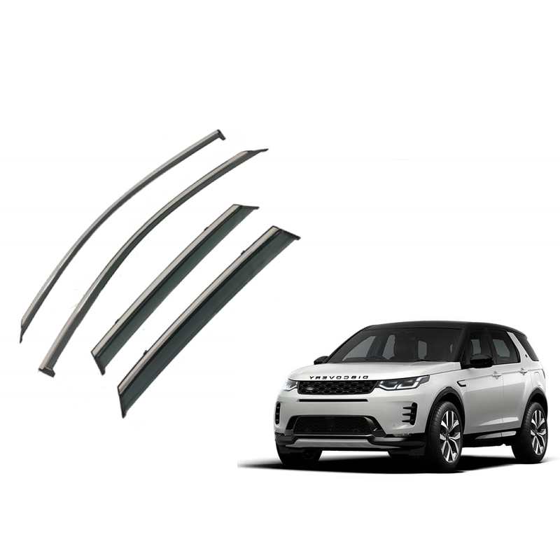 Car Craft Compatible With Range Land Rover Discovery Sport 2016 Rain Shine Side Window Wind Deflectors Rain Sun Guard Door Visor Doorvisor Deflector Visor Shades Ventvisor Strip CC-7704 - CAR CRAFT INDIA