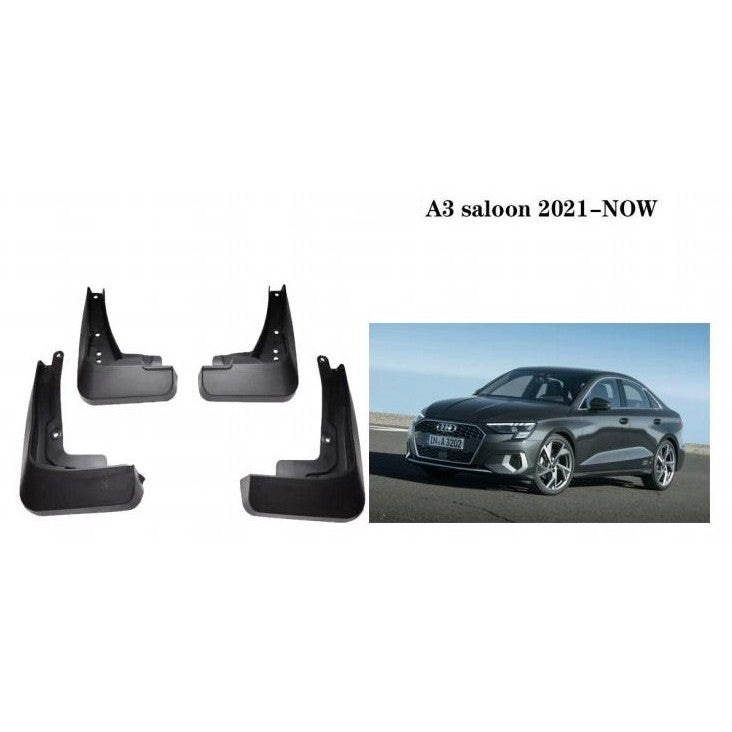 Car Craft Compatible With Audi A3 2021 Car Tyre Mudflaps Mud Flap Mud Guard Fender Splash Guard Ty-au2027 CC-7602 - CAR CRAFT INDIA