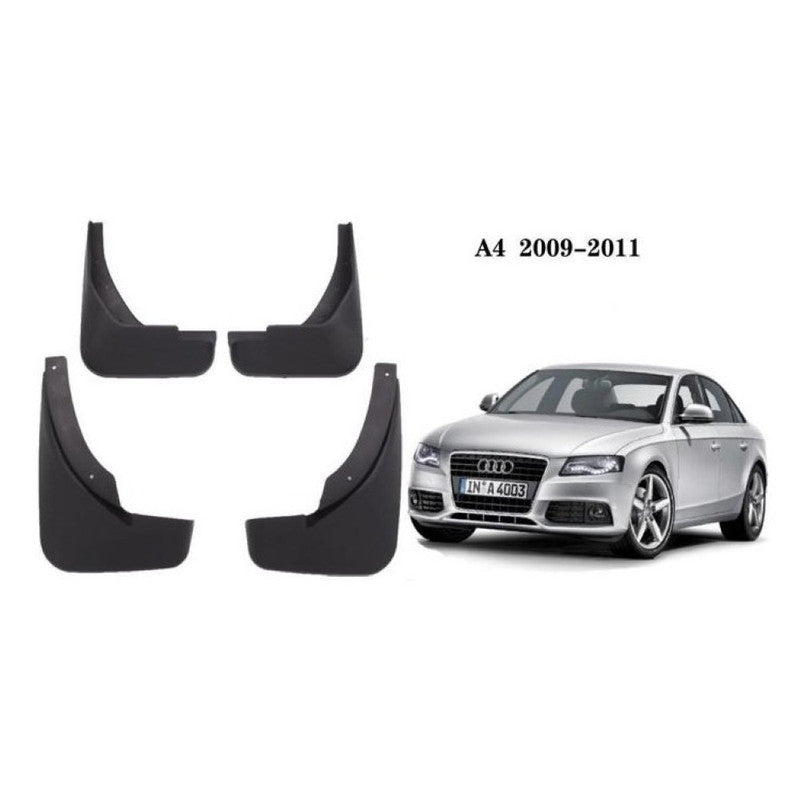 Car Craft Compatible With Audi A4 2009-2011 Car Tyre Mudflaps Mud Flap Mud Guard Fender Splash Guard Au1014 CC-7379 - CAR CRAFT INDIA