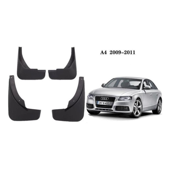 Car Craft Compatible With Audi A4 2009-2011 Car Tyre Mudflaps Mud Flap Mud Guard Fender Splash Guard Au1014 CC-7379 - CAR CRAFT INDIA