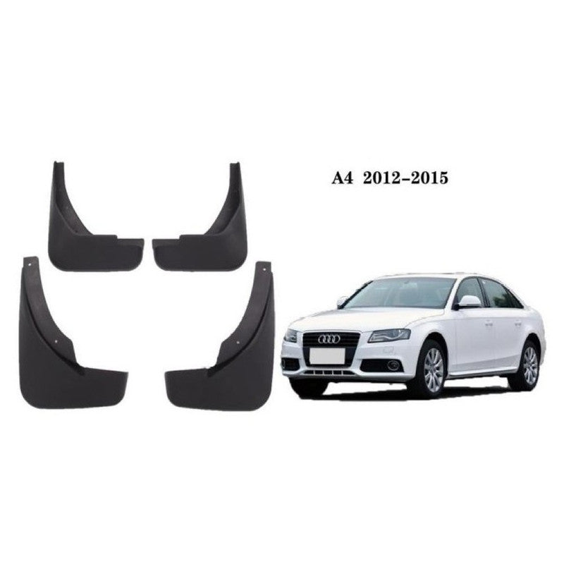 Car Craft Compatible With Audi A4 2012-2015 Car Tyre Mudflaps Mud Flap Mud Guard Fender Splash Guard Au1015 CC-7380 - CAR CRAFT INDIA