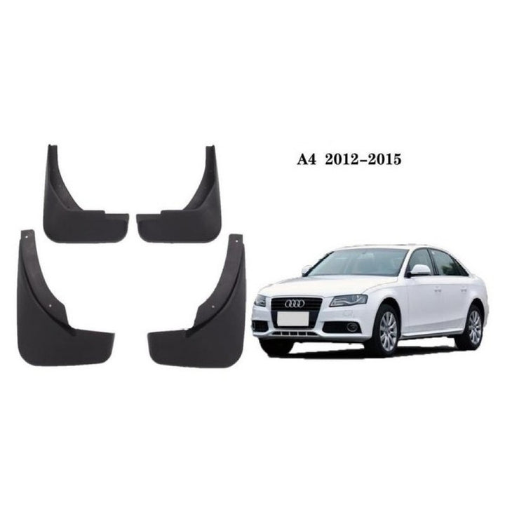 Car Craft Compatible With Audi A4 2012-2015 Car Tyre Mudflaps Mud Flap Mud Guard Fender Splash Guard Au1015 CC-7380 - CAR CRAFT INDIA