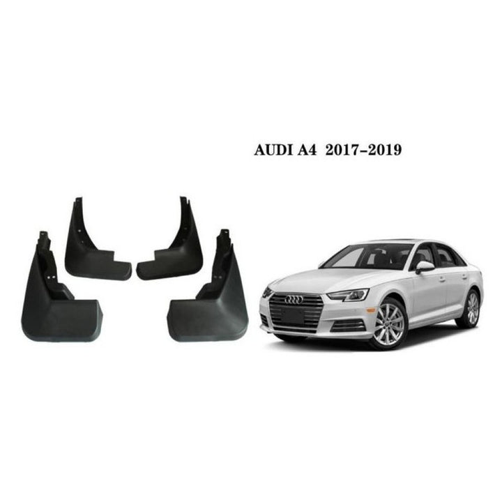 Car Craft Compatible With Audi A4 2017-2019 Car Tyre Mudflaps Mud Flap Mud Guard Fender Splash Guard Au1017 CC-7381 - CAR CRAFT INDIA