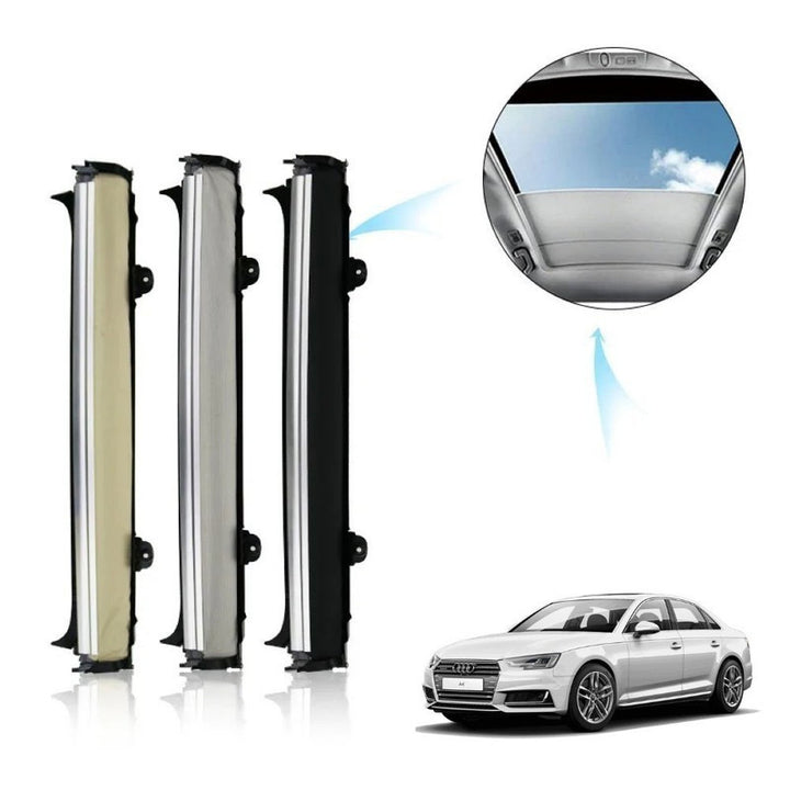 Car Craft Compatible With Audi A4 S4 Rs4 B9 2017-2024 Car Panoramic Sunroof Curtain Roof Roller Blinds Shade Cloth Curtain Assembly 8w9877307ll7 Jl0h122z Gray