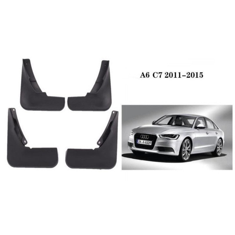 Car Craft Compatible With Audi A6 C6 2011-2015 Car Tyre Mudflaps Mud Flap Mud Guard Fender Splash Guard Au1008 CC-7385 - CAR CRAFT INDIA