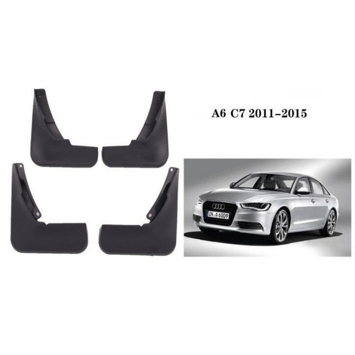 Car Craft Compatible With Audi A6 C6 2011-2015 Car Tyre Mudflaps Mud Flap Mud Guard Fender Splash Guard Au1008 CC-7385 - CAR CRAFT INDIA