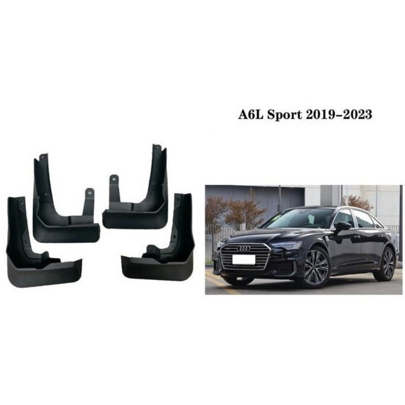 Car Craft Compatible With Audi A6 Sport 2019-2023 Car Tyre Mudflaps Mud Flap Mud Guard Fender Splash Guard Au1012 CC-7387 - CAR CRAFT INDIA