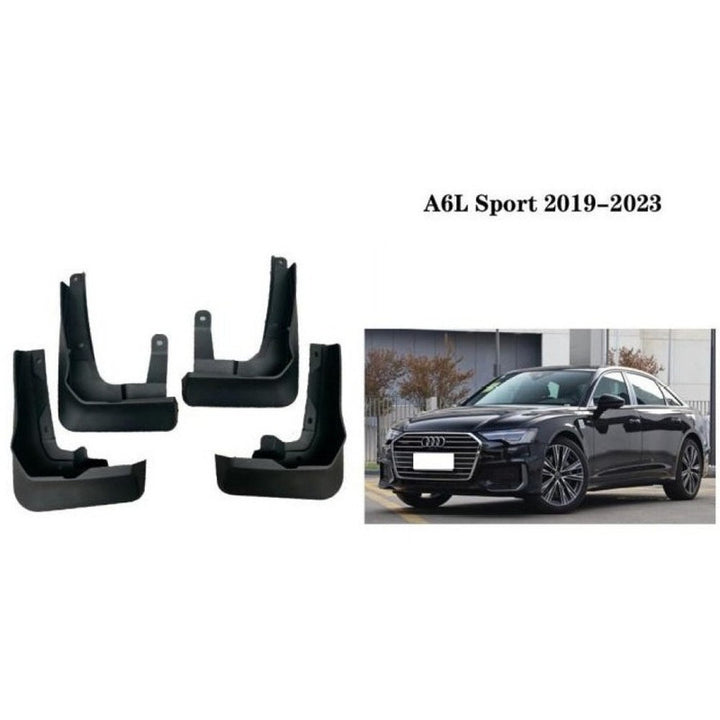 Car Craft Compatible With Audi A6 Sport 2019-2023 Car Tyre Mudflaps Mud Flap Mud Guard Fender Splash Guard Au1012 CC-7387 - CAR CRAFT INDIA