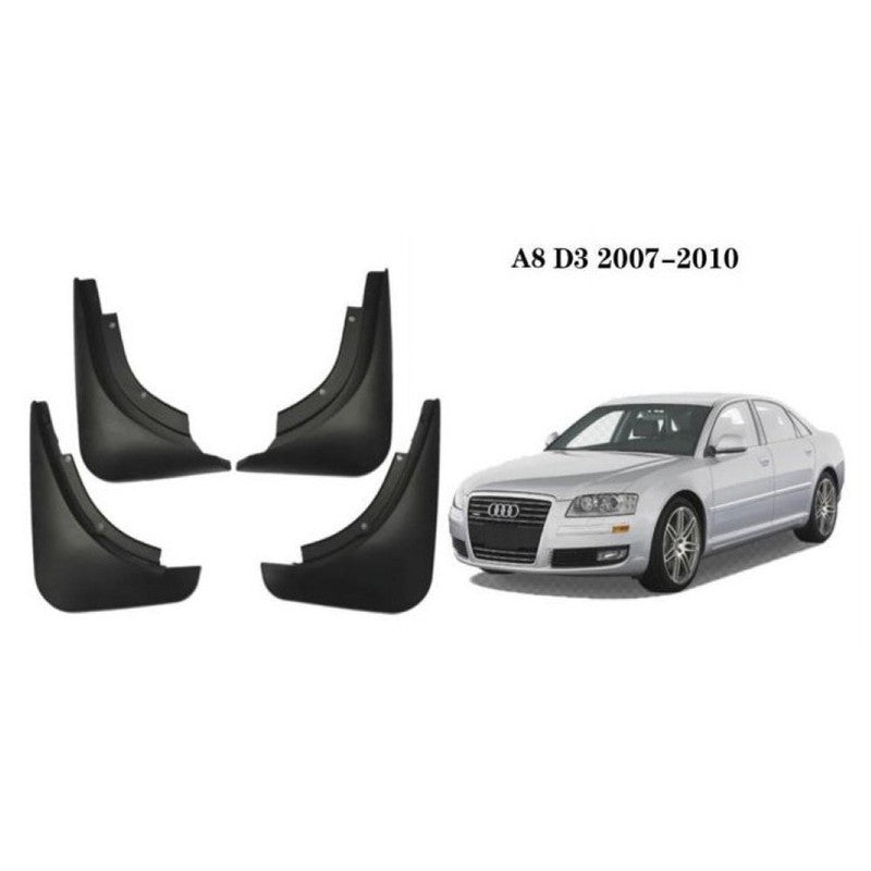 Car Craft Compatible With Audi A8 2007-2010 Car Tyre Mudflaps Mud Flap Mud Guard Fender Splash Guard Ty-au1018 CC-7603 - CAR CRAFT INDIA