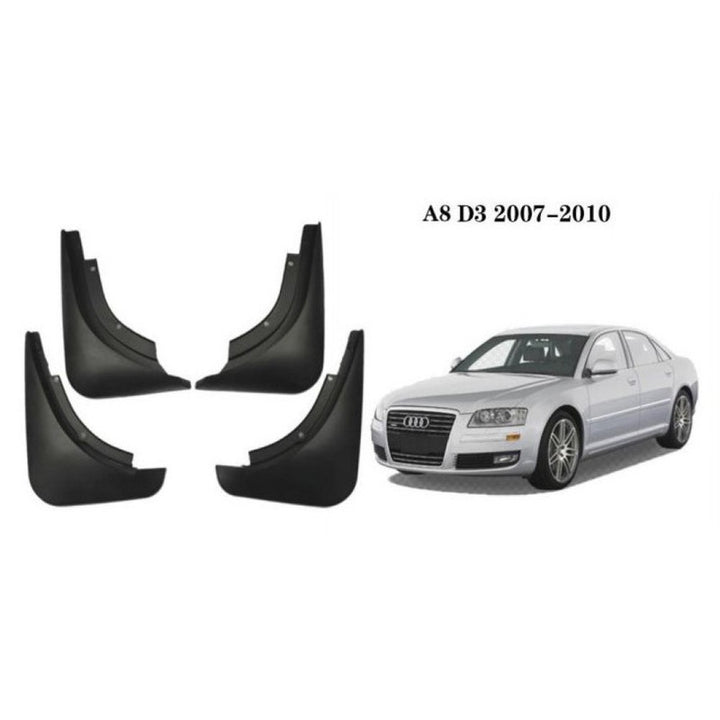 Car Craft Compatible With Audi A8 2007-2010 Car Tyre Mudflaps Mud Flap Mud Guard Fender Splash Guard Ty-au1018 CC-7603 - CAR CRAFT INDIA