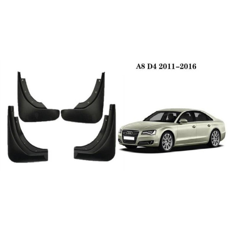 Car Craft Compatible With Audi A8 D4 2011-2016 Car Tyre Mudflaps Mud Flap Mud Guard Fender Splash Guard Au1019 CC-7388 - CAR CRAFT INDIA