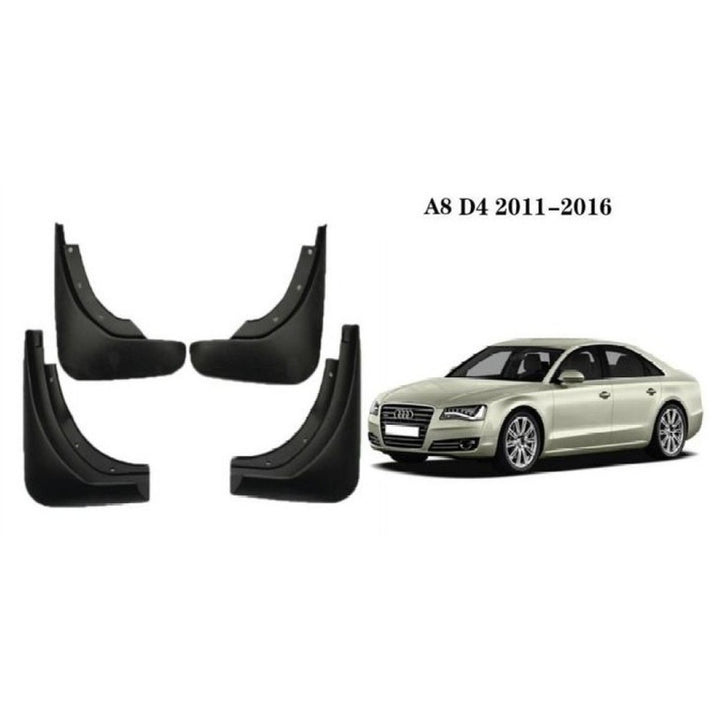 Car Craft Compatible With Audi A8 D4 2011-2016 Car Tyre Mudflaps Mud Flap Mud Guard Fender Splash Guard Au1019 CC-7388 - CAR CRAFT INDIA