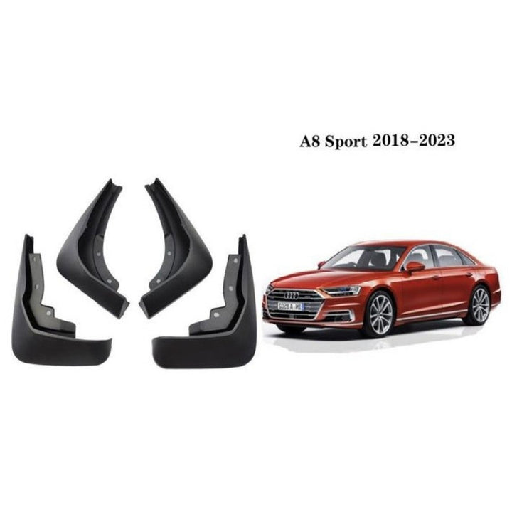 Car Craft Compatible With Audi A8 2018 -2023 Car Tyre Mudflaps Mud Flap Mud Guard Fender Splash Guard Ty-au1020 CC-7604 - CAR CRAFT INDIA