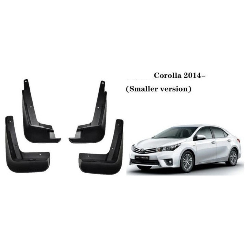 Car Craft Compatible With Toyota Altis 2014 Small Car Tyre Mudflaps Mud Flap Mud Guard Fender Splash Guard Ty-toy1015 CC-7611 - CAR CRAFT INDIA