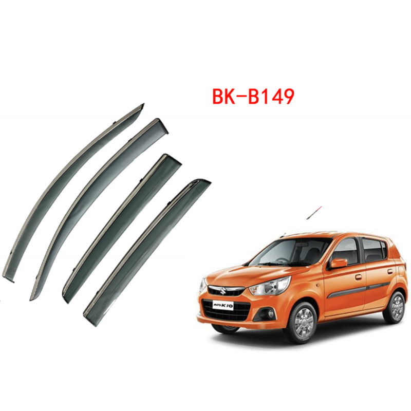 Car Craft Compatible With Maruti Suzuki Alto 2009-2013 Rain Shine Side Window Wind Deflectors Rain Sun Guard Door Visor Doorvisor Deflector Visor Shades Ventvisor Strip Usa CC-7747 - CAR CRAFT INDIA