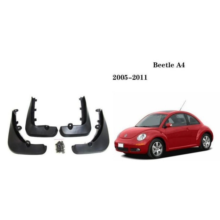 Car Craft Compatible With Volkswagen Vw Beetle 2005-2011 Car Tyre Mudflaps Mud Flap Mud Guard Fender Splash Guard Vw3007 CC-7507 - CAR CRAFT INDIA