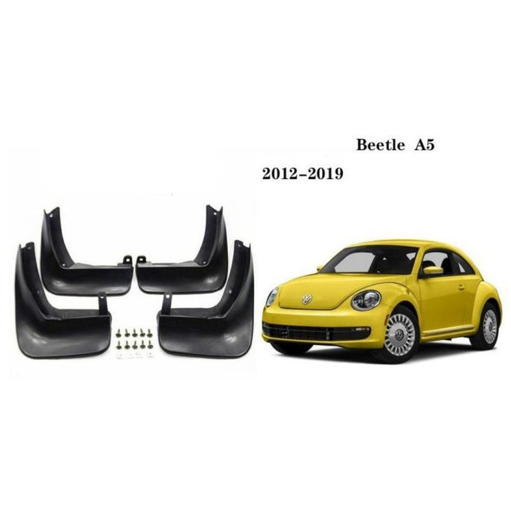 Car Craft Compatible With Volkswagen Vw Beetle 2012-2019 Car Tyre Mudflaps Mud Flap Mud Guard Fender Splash Guard Vw3008 CC-7508 - CAR CRAFT INDIA