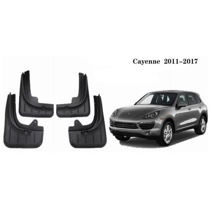 Car Craft Compatible With Porsche Cayenne 2011-2017 Car Tyre Mudflaps Mud Flap Mud Guard Fender Splash Guard Bs2003 CC-7503 - CAR CRAFT INDIA