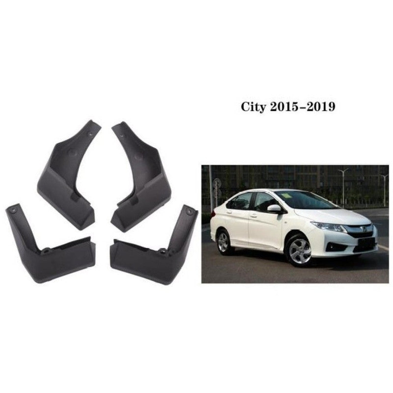 Car Craft Compatible With Honda City 2015-2019 Car Tyre Mudflaps Mud Flap Mud Guard Fender Splash Guard Hog1028 CC-7352 - CAR CRAFT INDIA