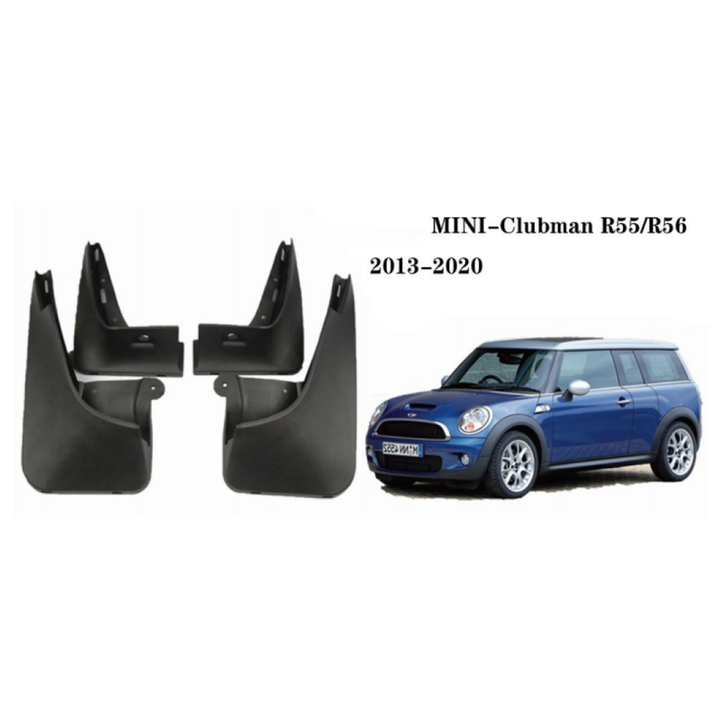 Car Craft Compatible With Bmw Mini Cooper Clubman R55 R56 2013-2020 Rear Car Tire Mudflaps Mud Flap Mud Guard Fender Splash Guard Ty-bm2017