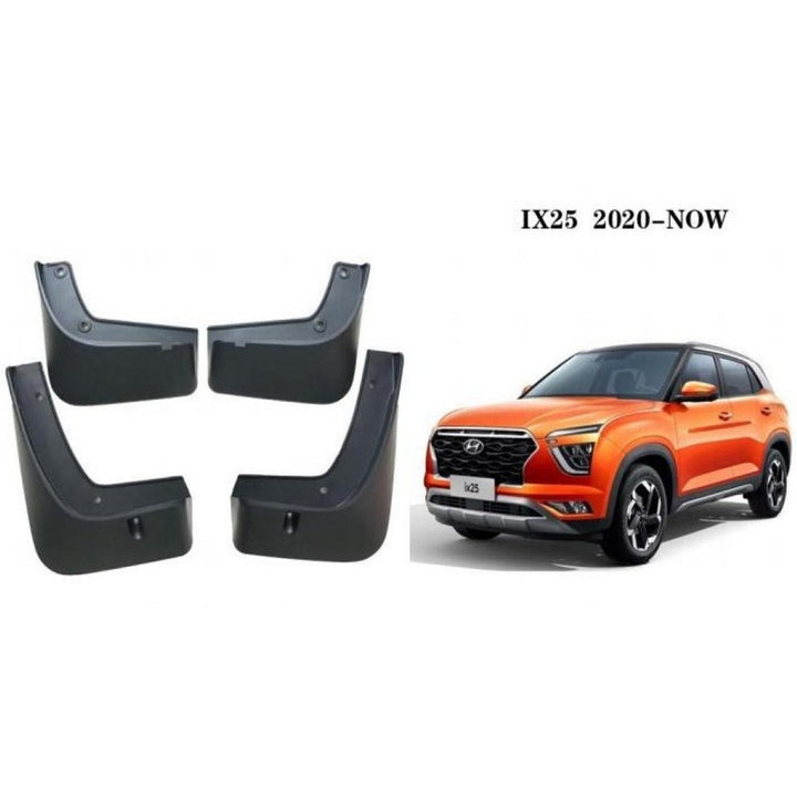 Car Craft Compatible With Hyundai Creta 2020-2024 Car Tyre Mudflaps Mud Flap Mud Guard Fender Splash Guard Hy2006 CC-7580 - CAR CRAFT INDIA